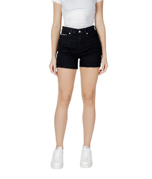 Calvin Klein Jeans Black Cotton Shorts