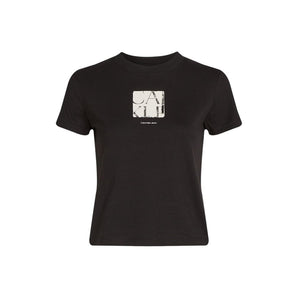 Calvin Klein Jeans Black Recycled Cotton T-Shirt