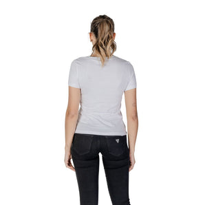 Guess White Cotton T-Shirt