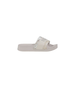 Alviero Martini Prima Classe White Polyethylene Slippers
