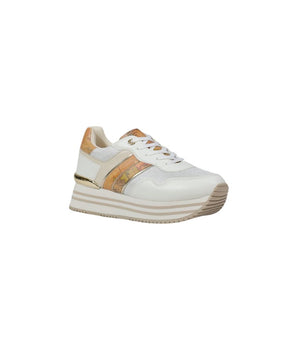 Alviero Martini Prima Classe White Polyethylene Platform Sneakers