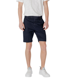 Antony Morato Blue Cotton Bermuda Shorts