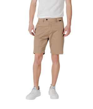 Antony Morato Beige Cotton Bermuda Shorts