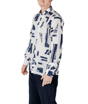 Antony Morato Blue Viscose Shirt