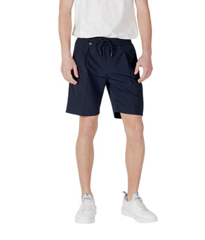 Antony Morato Blue Polyester Bermuda Shorts