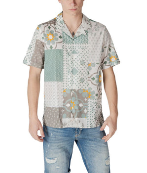 Antony Morato Green Viscose Shortsleeve Shirt
