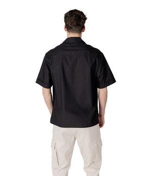 Antony Morato Black Lyocell Shortsleeve Shirt