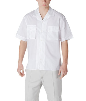 Antony Morato White Lyocell Shortsleeve Shirt