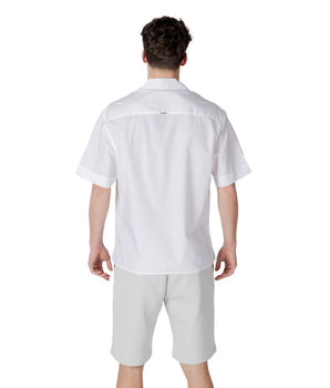 Antony Morato White Lyocell Shortsleeve Shirt