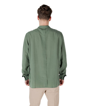 Antony Morato Green Lyocell Shirt