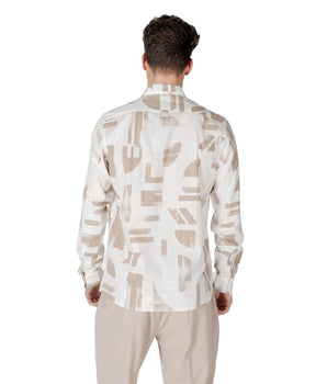 Antony Morato Beige Viscose Shirt