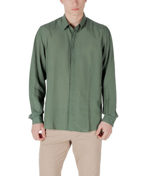 Antony Morato Green Lyocell Shirt