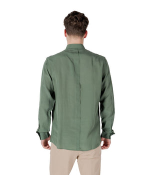 Antony Morato Green Lyocell Shirt