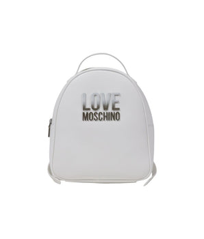 Love Moschino White Polyethylene Backpack