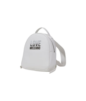Love Moschino White Polyethylene Backpack