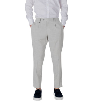 Antony Morato Gray Polyester Dress Pants