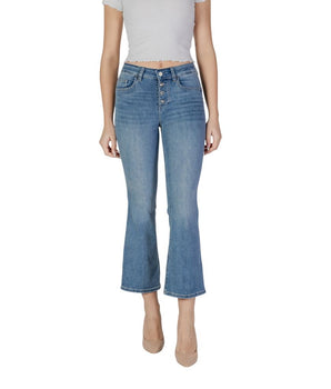 Liu Jo Blue Cotton Bootcut Jeans