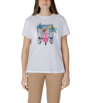 Liu Jo White Cotton T-Shirt