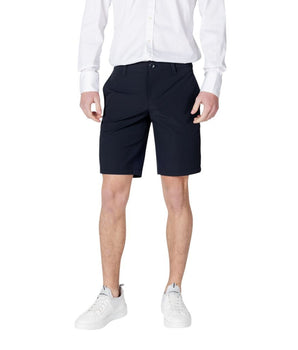 Armani Exchange Blue Polyamide Bermuda Shorts