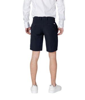 Armani Exchange Blue Polyamide Bermuda Shorts