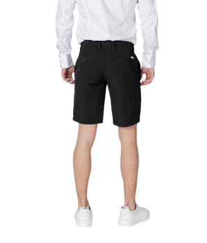 Armani Exchange Black Polyamide Bermuda Shorts