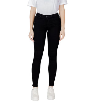 Armani Exchange Black Cotton Skinny Jeans