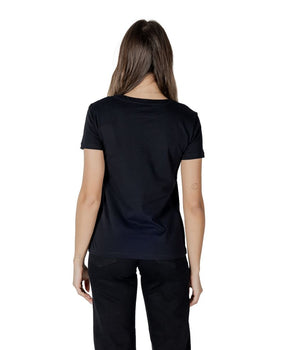 Armani Exchange Black Cotton Long Sleeve T-Shirt