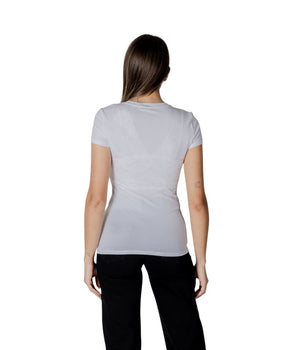 Armani Exchange White Cotton T-Shirt