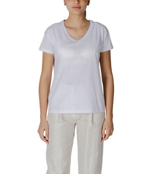 Armani Exchange White Cotton T-Shirt