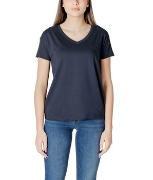 Armani Exchange Blue Cotton T-Shirt