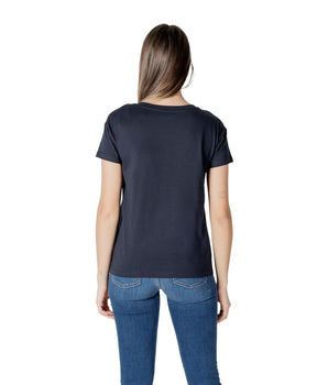 Armani Exchange Blue Cotton T-Shirt