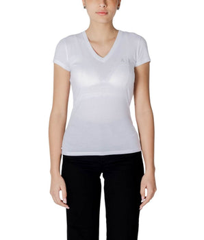 Armani Exchange White Cotton T-Shirt