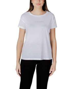 Armani Exchange White Cotton T-Shirt