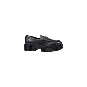 Armani Exchange Black Leather Platform
