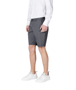 Armani Exchange Blue Cotton Shorts
