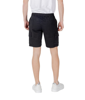 Hugo Boss Black Cotton Bermuda Shorts