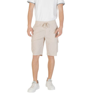 Hugo Boss Beige Polyester Bermuda Shorts