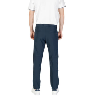Hugo Boss Blue Polyester Skinny Pants