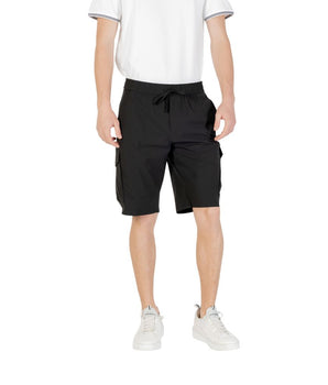 Hugo Boss Black Polyester Bermuda Shorts