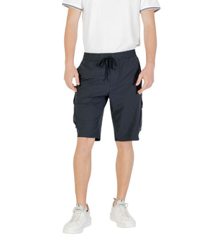 Hugo Boss Blue Polyester Bermuda Shorts