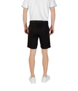 Hugo Boss Black Cotton Bermuda Shorts