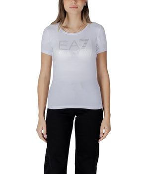 EA7 Emporio Armani White Cotton Sportswear