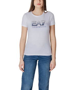 EA7 Emporio Armani White Cotton Sportswear