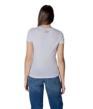 EA7 Emporio Armani White Cotton Sportswear