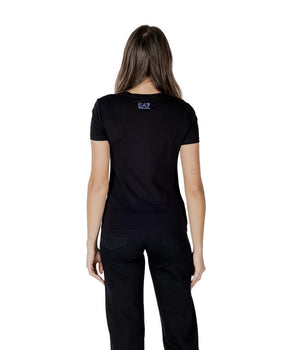EA7 Emporio Armani Black Cotton Sportswear