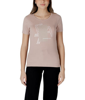 EA7 Emporio Armani Pink Cotton Sportswear