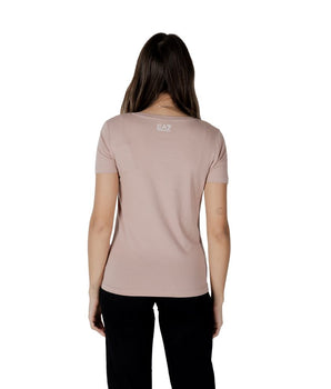 EA7 Emporio Armani Pink Cotton Sportswear