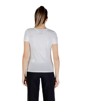 EA7 Emporio Armani White Cotton T-Shirt