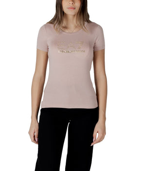 EA7 Emporio Armani Pink Modal T-Shirt
