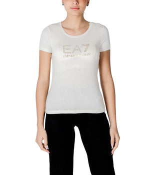 EA7 Emporio Armani Cream Modal Sportswear